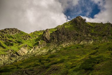 Highlands güzel bulutlar ile