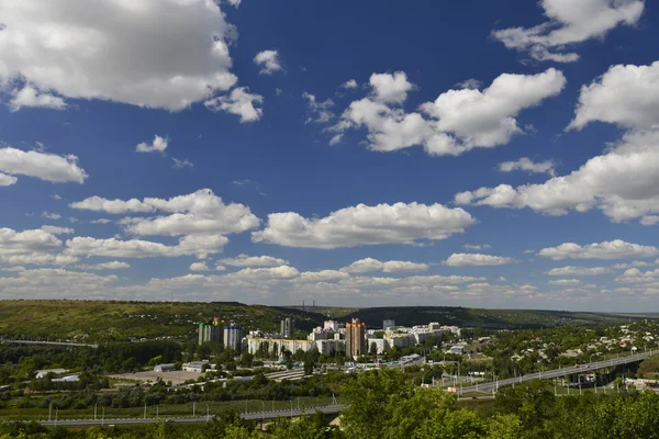 Rybnitsa city in Transnistria, on the left bank of the Dniester River — Stock Photo, Image