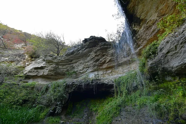 Gita Autunnale Attraverso Pittoresche Montagne Fino Alla Valle Dei Desideri — Foto Stock