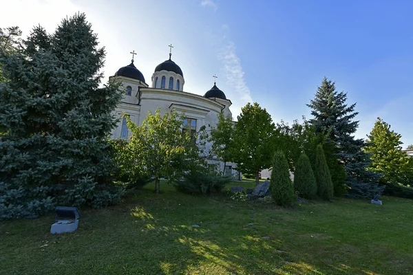 Jesienny Spacer Parku Kościelnym Uczęszczanie Kościoła Kult Religijny — Zdjęcie stockowe