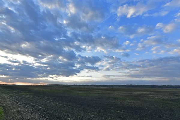 Prachtig Landschap Herfstlandschappen Zonsondergangen — Stockfoto