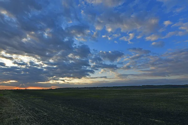 Prachtig Landschap Herfstlandschappen Zonsondergangen — Stockfoto