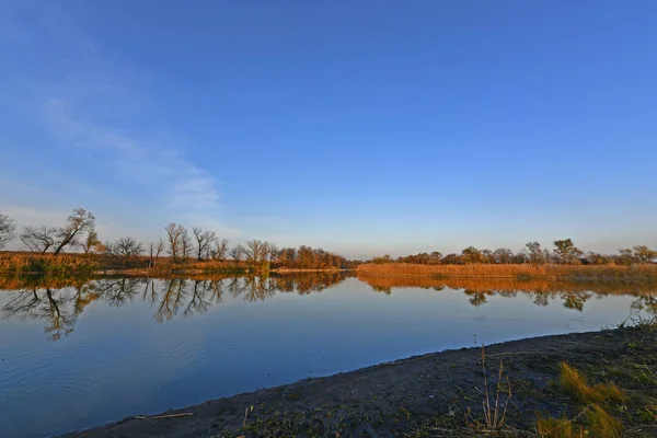 Beau Paysage Paysages Automne Couchers Soleil — Photo