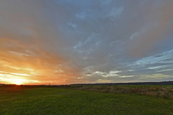 Prachtig Landschap Herfstlandschappen Zonsondergangen — Stockfoto