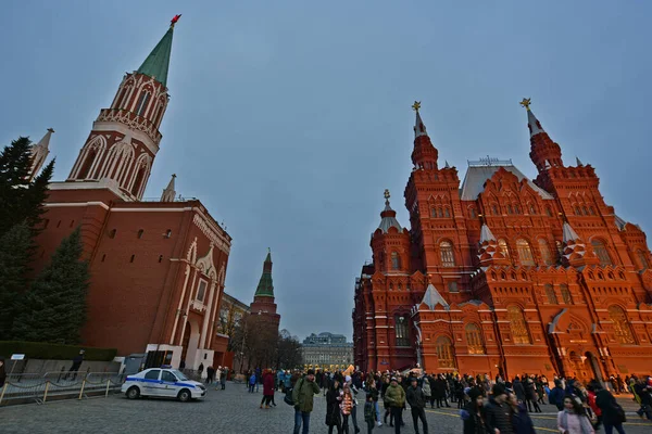 Moskau Russland 2019 Jahr Neue Jahr Ferien Und Sightseeing Moskau — Stockfoto