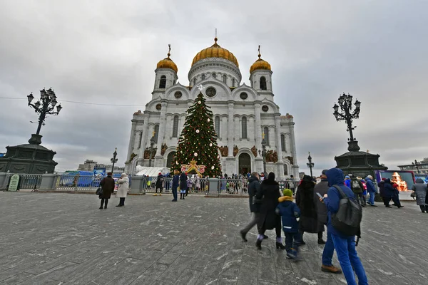 Moskou Rusland 2020 Jaar Oud Nieuw Vakantie Sightseeing Moskou — Stockfoto