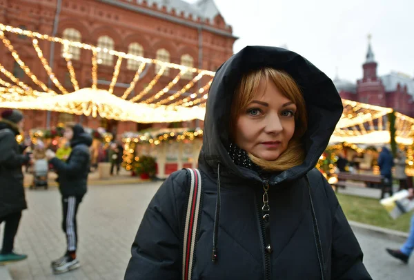 Noworoczne Wakacje Moskwie Podróż Zabytków — Zdjęcie stockowe