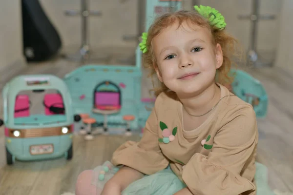 Aniversário Meninas Bebê Toda Família Celebra — Fotografia de Stock