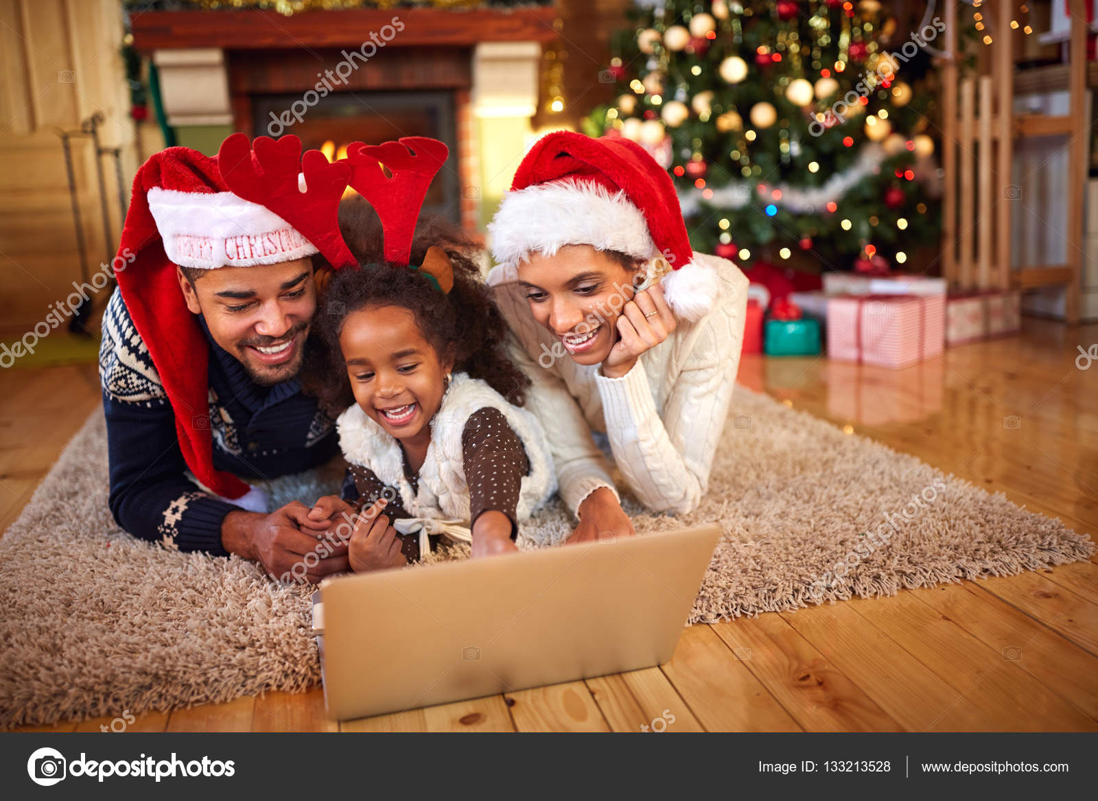 family decorate house together outdoor for christmas photo by luckybusiness - African American Outdoor Christmas Decorations family decorate house together outdoor for christmas photo by luckybusiness - African American Outdoor Christmas Decorations