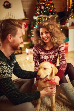 Mutlu çift için Xmas