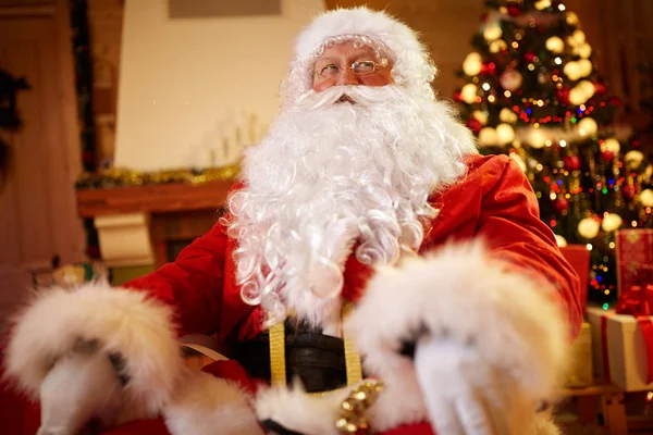 Portrait Père Noël sur xmas- temps de Noël — Photo