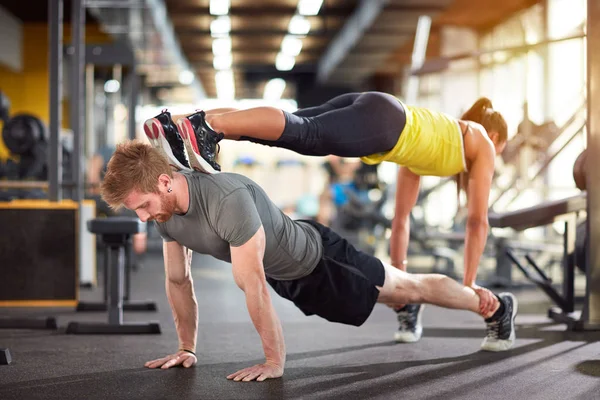 Couple Fitness training — Stock Photo, Image