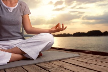 Lotus kadında poz, kavram