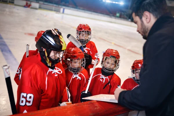 Formation game plan tactics in hockey — Stock Photo, Image