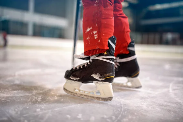 Έννοια ανταγωνισμού άθλημα χόκεϊ επί πάγου — Φωτογραφία Αρχείου