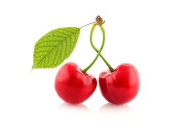 Güzel kiraz izole