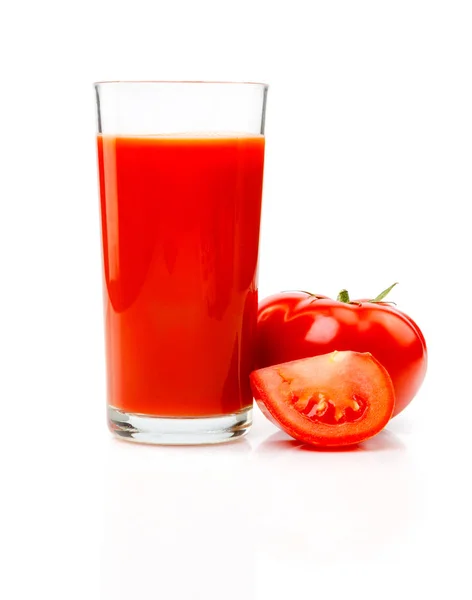 Frisch zubereiteter Tomatensaft — Stockfoto