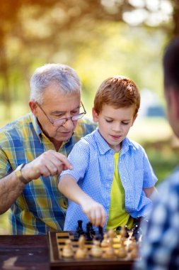 Satranç strateji oyununu doğada