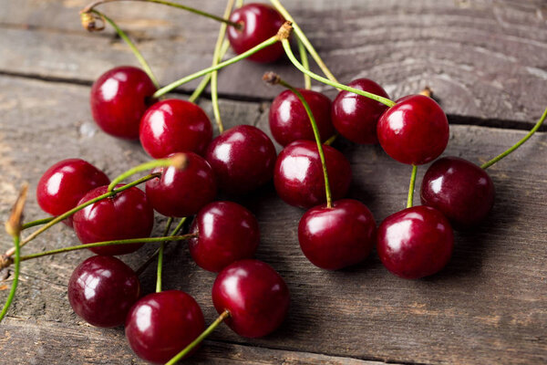 juicy red cherry background