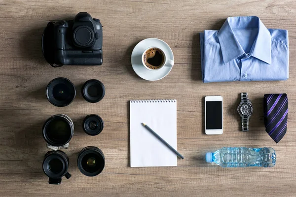 Fotograf bereitet Konzeptshooting vor — Stockfoto