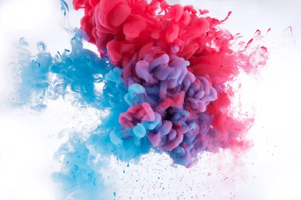 Colorful ink in water — Stock Photo, Image