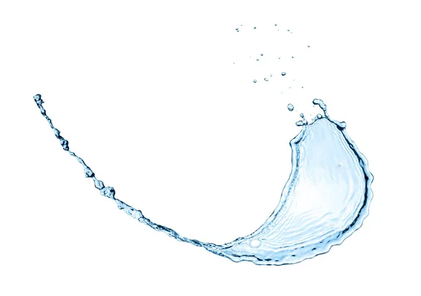 Blue fresh drop splash isolated — Stock Photo, Image