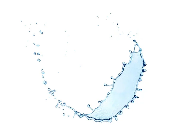 Plusk błękitnej wody — Zdjęcie stockowe