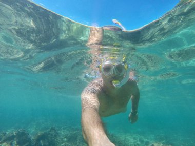 Scuba diver sualtı maskesi