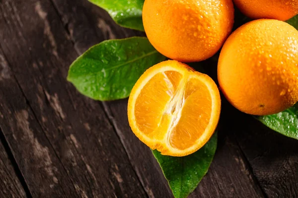 Nutritional Value of orange. orange or citrus — Stock Photo, Image