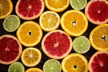 taze meyve narenciye çeşitli dilim kökenli