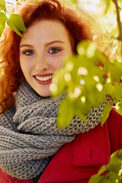 Zencefil kız doğada