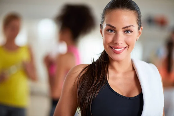 Retrato de mujer fitness —  Fotos de Stock