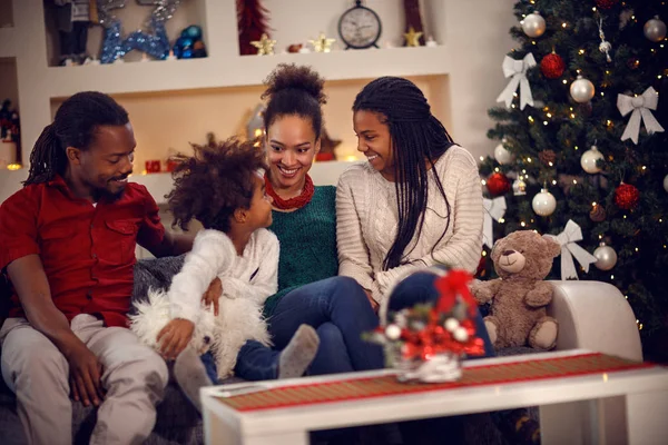 Noite de Natal em casa — Fotografia de Stock