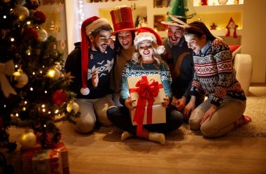 Kutusunda Noel için sürpriz