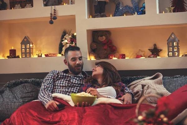 Chrismas çift yatak odasında tr