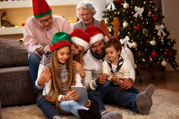 Véspera de Natal em casa — Fotografia de Stock