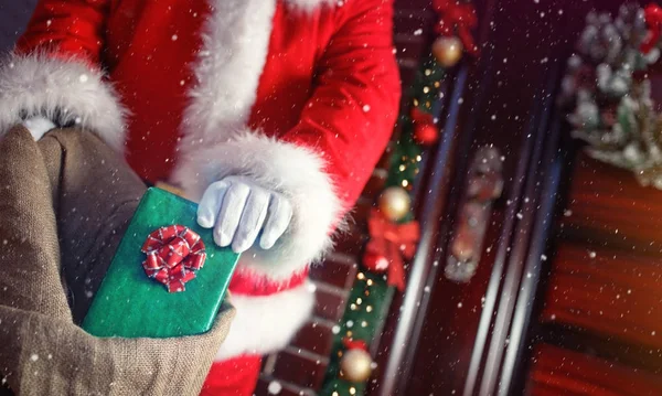 Papai Noel presentes — Fotografia de Stock