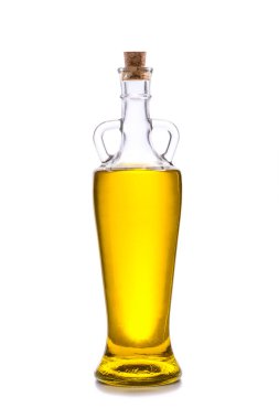 zeytinyağı üzerine beyaz izole