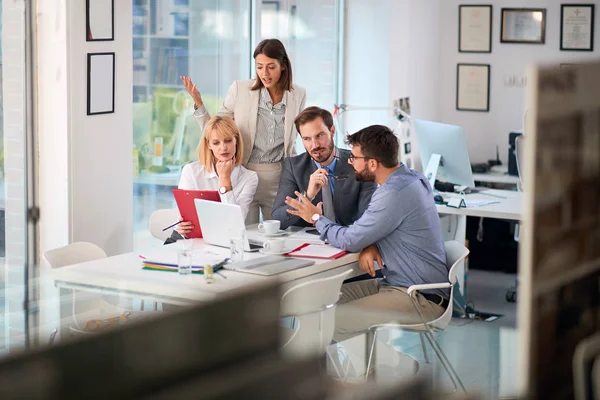 Business people at work.Business team in office  working. — Stock Photo, Image