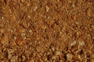 Bir tart kabuk dışarı ezilmiş bisküvi yapılmış ve eritilmiş tereyağı