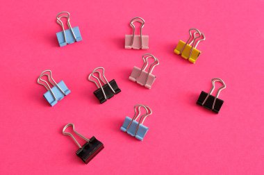 renkli bağlayıcı klipleri