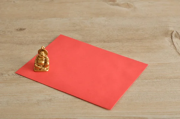 Kinesiska nyåret design. Ett rött kuvert för pengar — Stockfoto