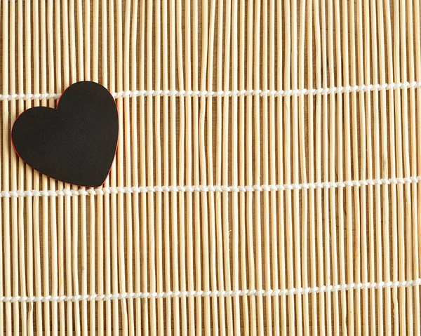Valentine\'s Day. A black heart