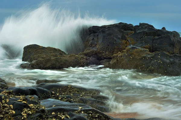 A seascape in  Amanzimtoti, Kwa Zulu Natal, South Africa — Stock Photo, Image