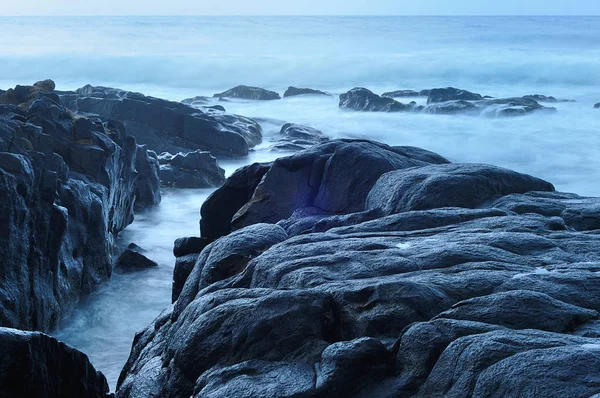 En marinmålning tas vid Amanzimtoti, Kwa-Zulu Natal, Sydafrika — Stockfoto