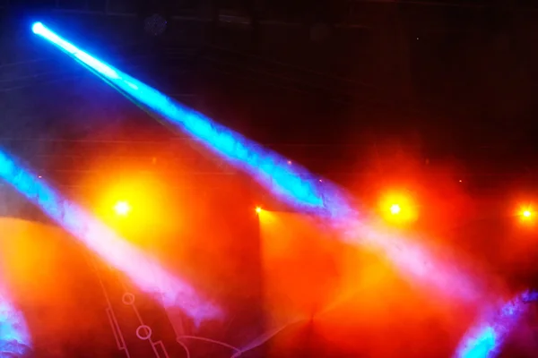 Konser ışık gösterisi — Stok fotoğraf