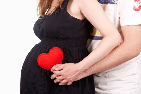 Pregnant woman standing — Stock Photo, Image
