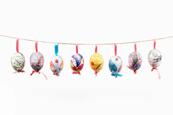 Easter eggs hanging — Stock Photo, Image