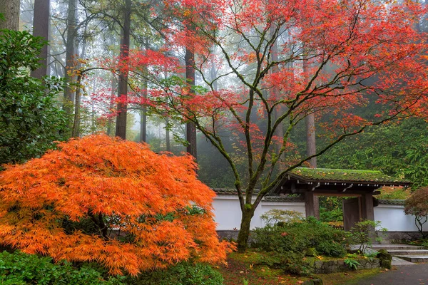 Porte du jardin japonais de Portland — Photo