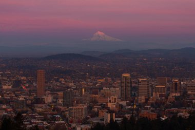 Mt Hood son ışık